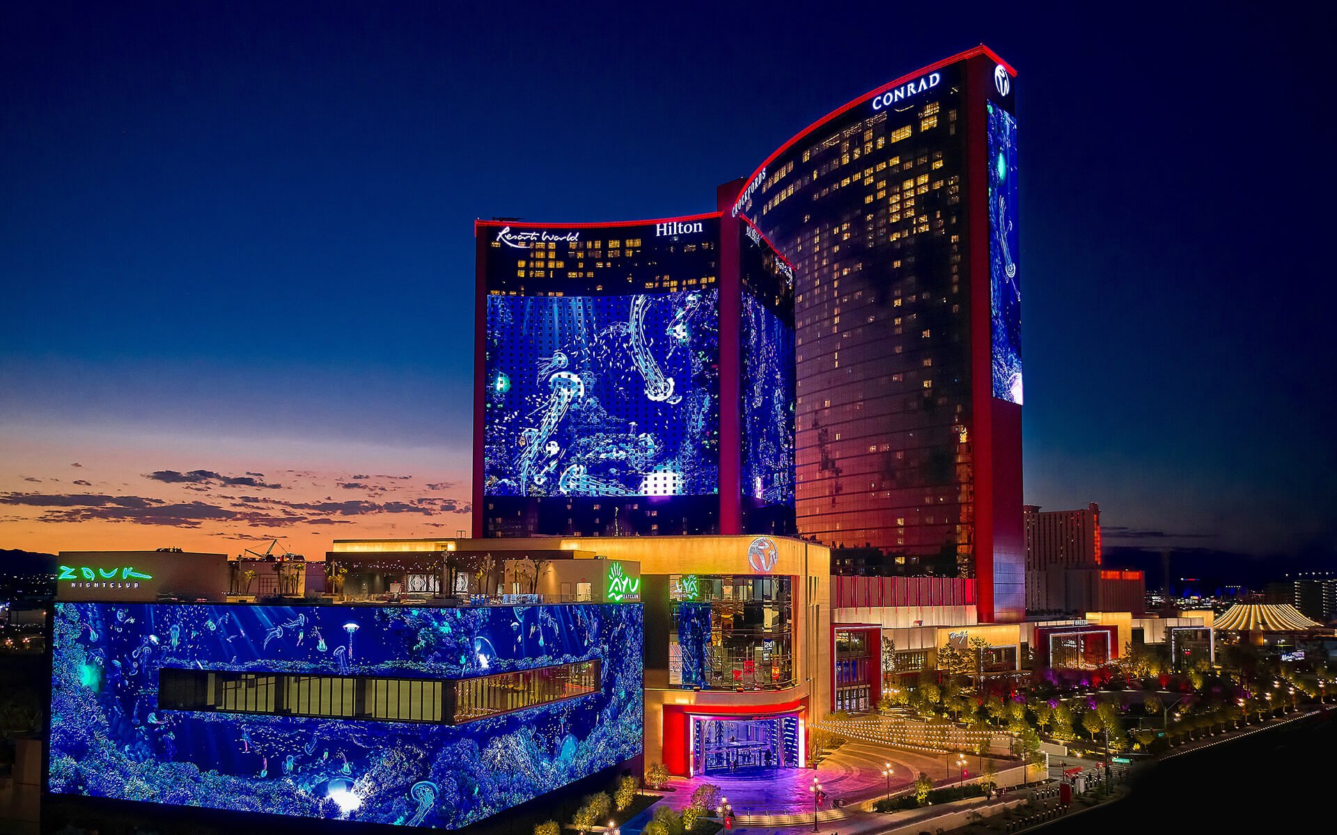 Resorts World Las Vegas Hotel Audio Video Installation Experts
